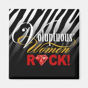 Imán CHICAGO BLING - ¡Roca de las mujeres voluptuosas