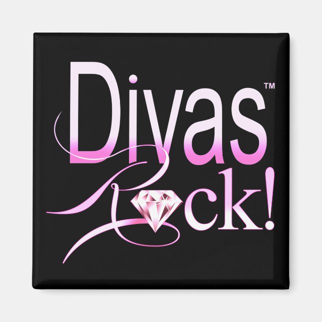 Imán CHICAGO BLING - "¡Rock Divas!" (Frente)
