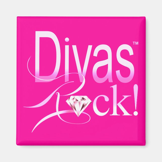 Imán CHICAGO BLING - "¡Rock Divas!" (Frente)