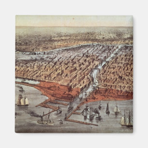 Imán Chicago como era, c.1880