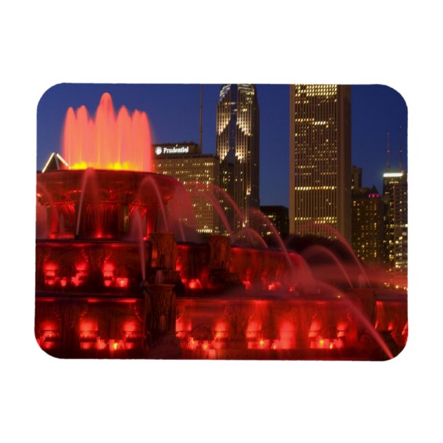 Imán Chicago, Illinois, fuente de Buckingham (Horizontal)