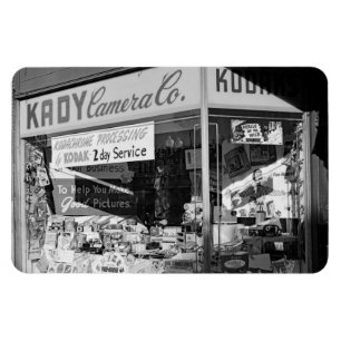 Imán Chicago Illinois Kady Camera Co Store Window 1950