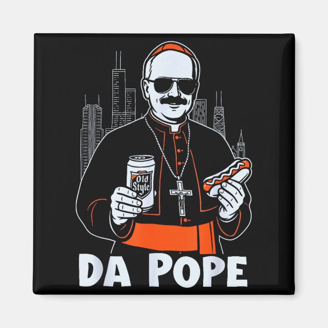 Imán Chicago Pe Leo Xiv Da Pe New Pe Tribute Godmother  (Frente)