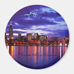 Imán Chicago púrpura