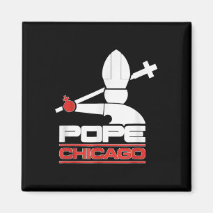 Imán Chicago White Cassox Pope Leo T-shirt.png