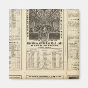 Imán Chicago y Alton Railroad 2
