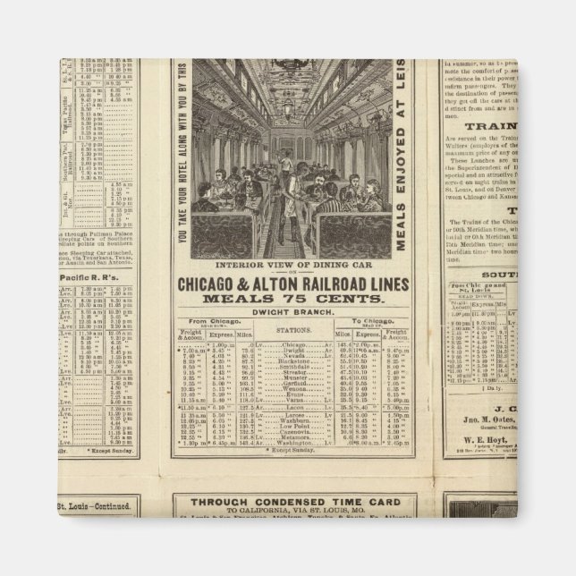 Imán Chicago y Alton Railroad 2 (Frente)