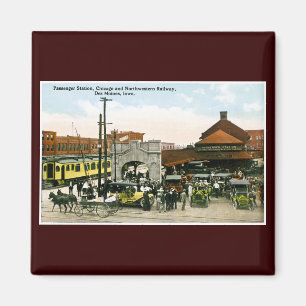 Imán Chicago y ferrocarril del noroeste, Des Moines,