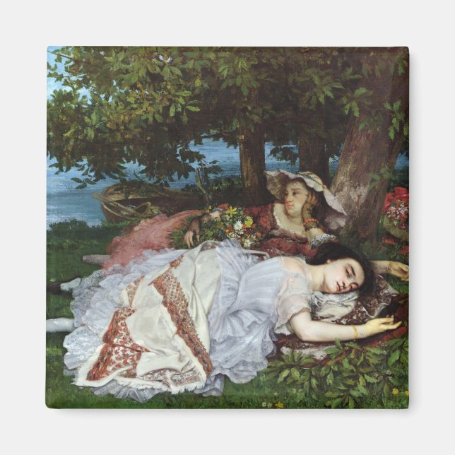 Imán Chicas a orillas del Sena, 1856-57 (Frente)