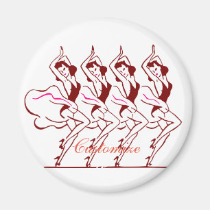 Imán Chicas bailarines Thunder_Cove