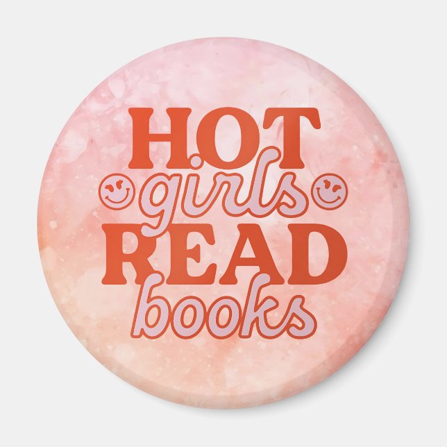 Imán Chicas Calientes Leen Libros (Frente)