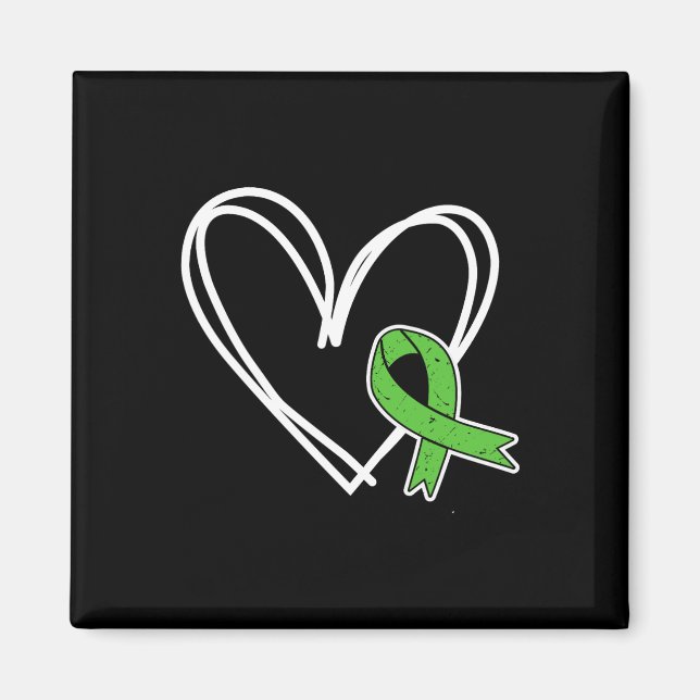 Imán Chicas Corazón de problemas de salud mental Sensib (Frente)