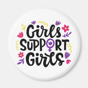 Imán Chicas de apoyo de Chicas