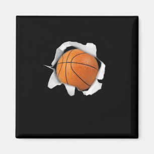 Imán Chicas de Básquetbol Lover Tee Ball