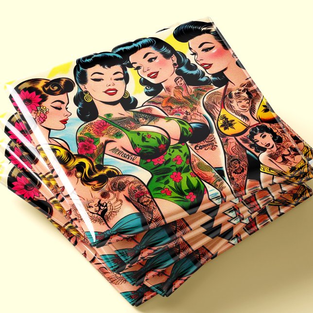 Imán Chicas de Cómic Tatuadas (Subido por el creador)