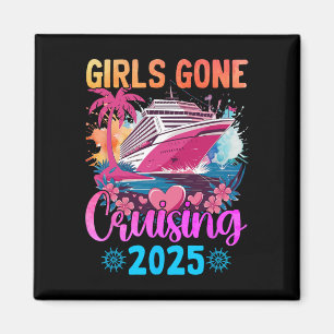 Imán Chicas de crucero 2025 Vacaciones de crucero para