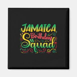 Imán Chicas de cumpleaños Fiesta Outfi de Jamaica Squad