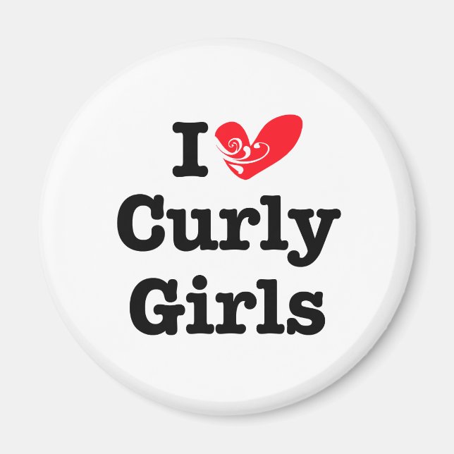 Imán Chicas de Curly (Frente)
