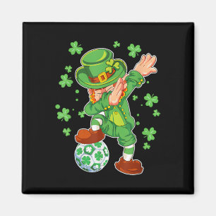 Imán Chicas De Fútbol Leprechaun St Patricks Day