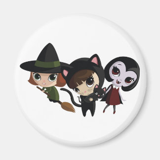 Imán Chicas de Halloween
