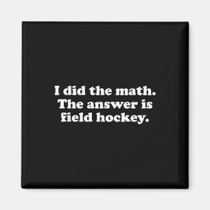 Imán Chicas de Hockey Divertidas Chicos Hombres o Mujer