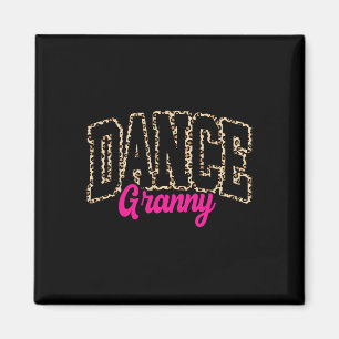 Imán Chicas de la vida de una abuela bailarina leopardo