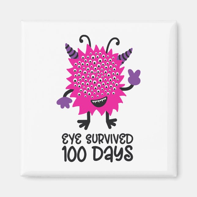 Imán Chicas De Monstruo Escolar Niños Sobrevivieron A 1 (Frente)