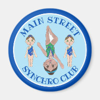 Chicas De Natación Sincronizados Síncronos Deporte