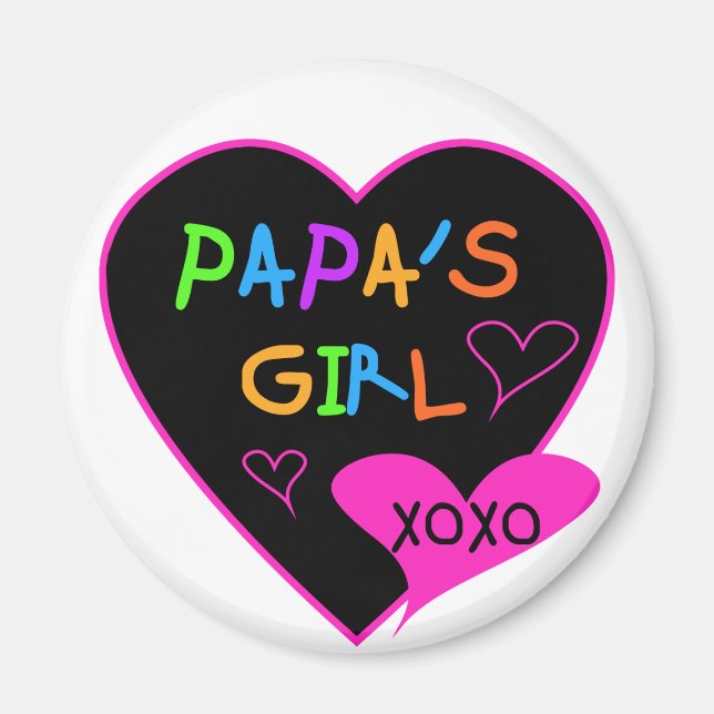 Imán Chicas de papá Tees, Gorras, tazas, botones, ropa (Frente)