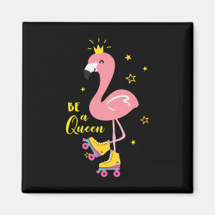Imán Chicas de Patinaje Infantil Be A Queen Pink