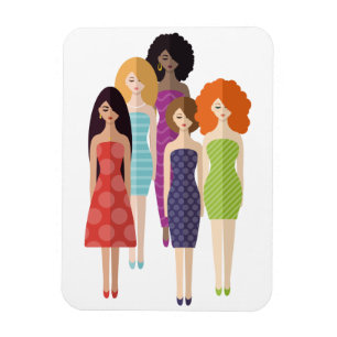 Imán Chicas de primavera