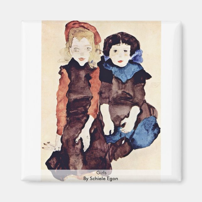 Imán Chicas De Schiele Egon (Frente)