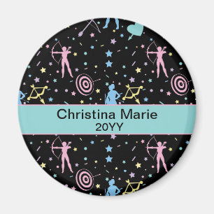 Imán Chicas de tiro al arco - Arquero de las Estrellas