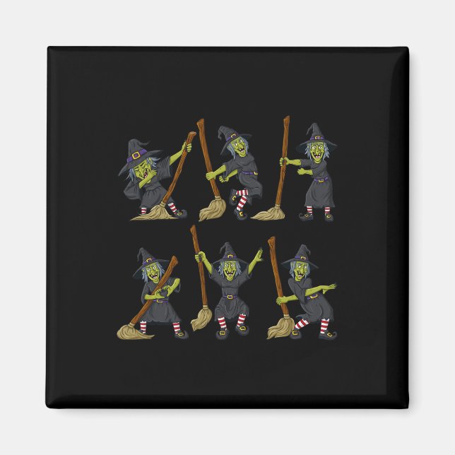 Imán Chicas del Halloween Dancing Witch Dance Challenge (Frente)