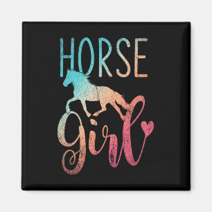 Imán Chicas ecuestres de Chica de caballos regalan caba