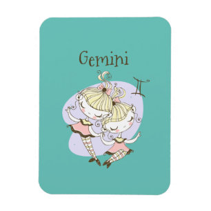 Imán Chicas gemelos Gemini