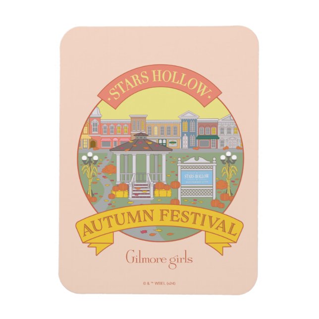 Imán Chicas Gilmore | Festival Stars Hollow de Otoño (Vertical)