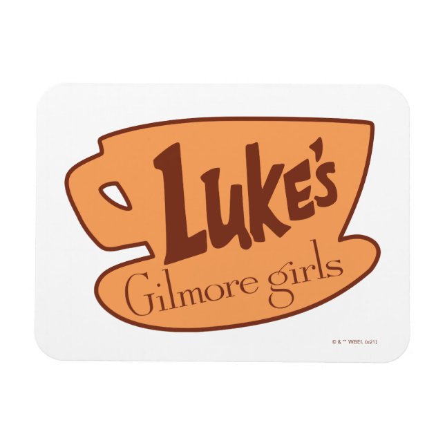 Imán Chicas Gilmore | Logo de Luke's Diner (Horizontal)
