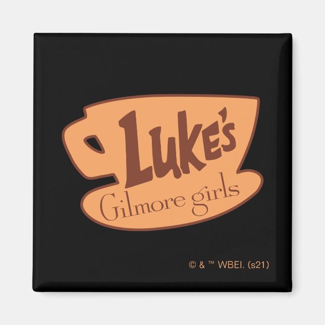Imán Chicas Gilmore | Logo de Luke's Diner (Frente)