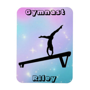 Imán Chicas Gimnasia Gimnasia Equilibrio Beam