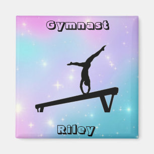 Imán Chicas Gimnasia Gimnasia Equilibrio Beam