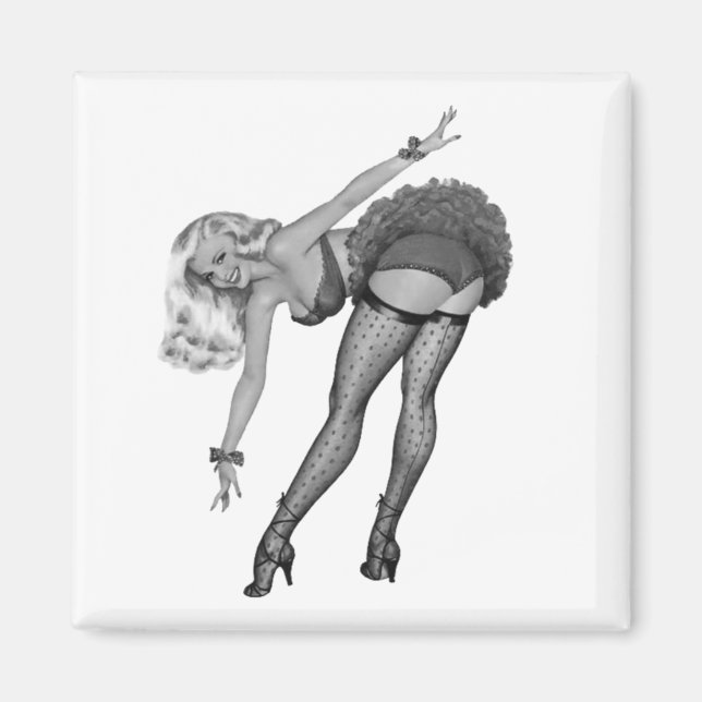 Imán Chicas Magnet Pin up Vintage (19) (Frente)
