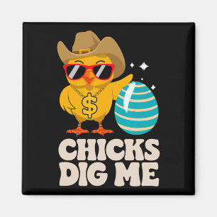 Imán Chicas Me Dig Dig Divertido Feliz Domingo De Pascu