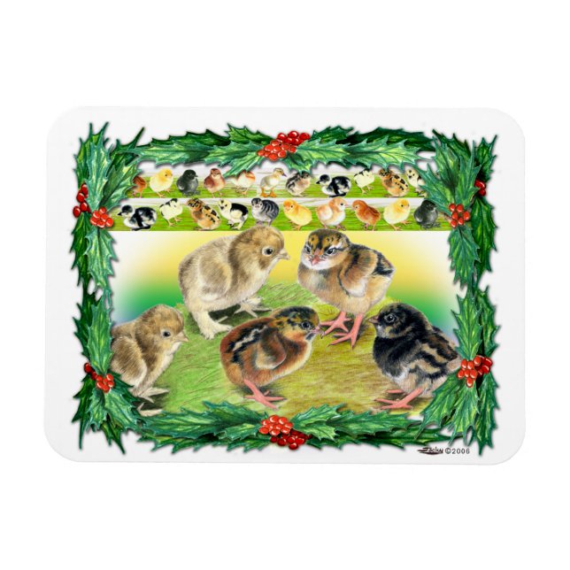 Imán Chicas navidades (Horizontal)