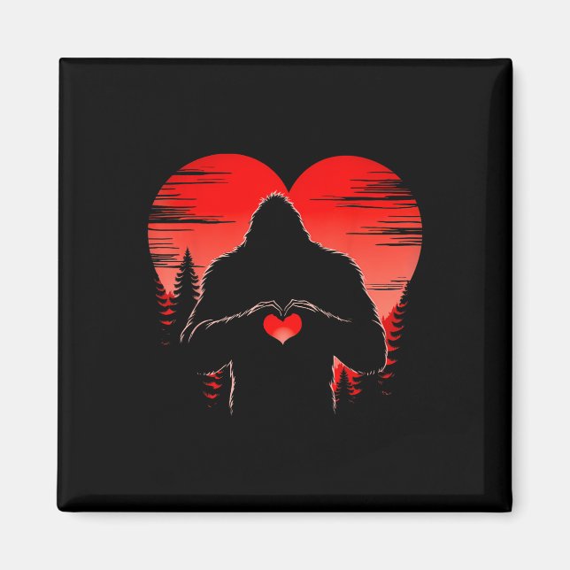 Imán Chicas  niños Día de San Valentín de corazón (Frente)