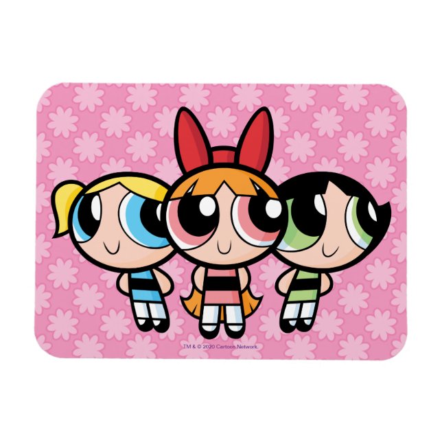 Imán Chicas Powerpuff: azúcar, especias y todo bueno (Horizontal)
