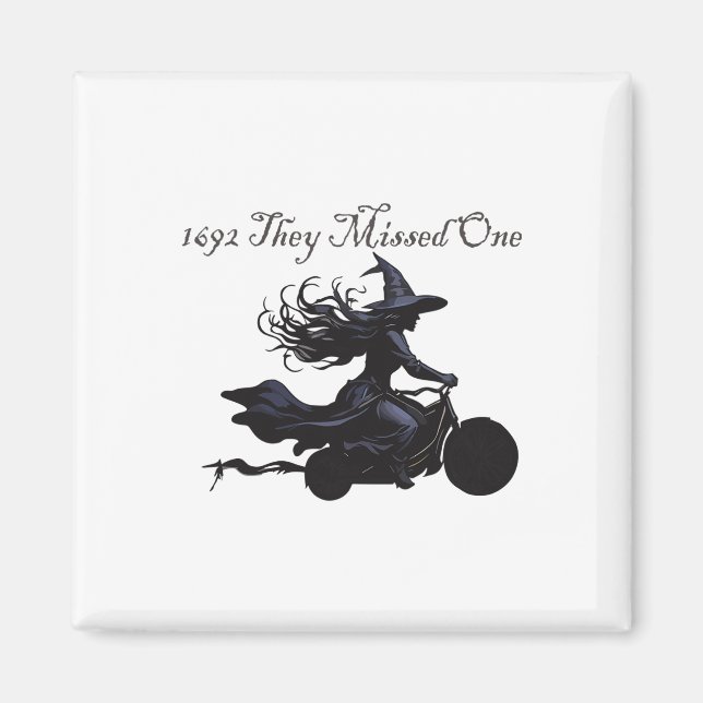 Imán Chicas Retro Viajan Salem 1692 Perdieron A Una Bru (Frente)