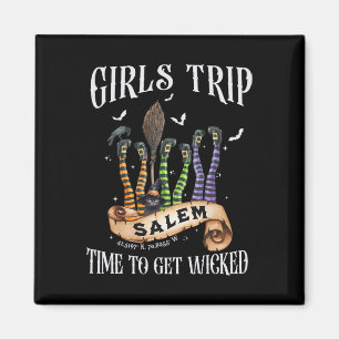 Imán Chicas Retro Viajan Tiempo Salem Para Obtener Sale