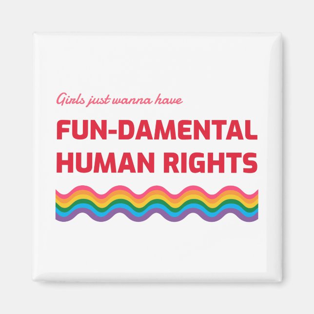 Imán Chicas solo quieren tener Mamáes fundamentales de  (Frente)