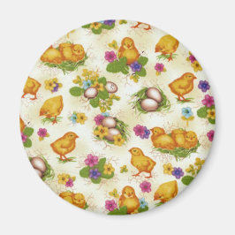 Imán Chicas y huevos de Pascua